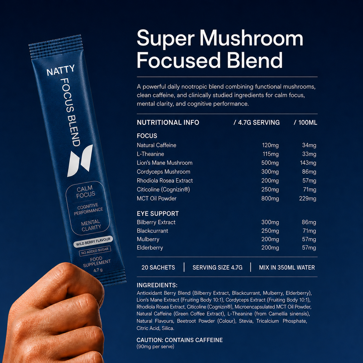 Super Mushroom Focus Blend
